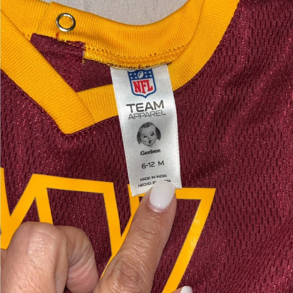 Gerber Maroon and Yellow Baby Outfit